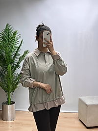 Lina Gömlek Detaylı Sweat Tunik
