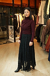 Tasarım Etek - Siyah