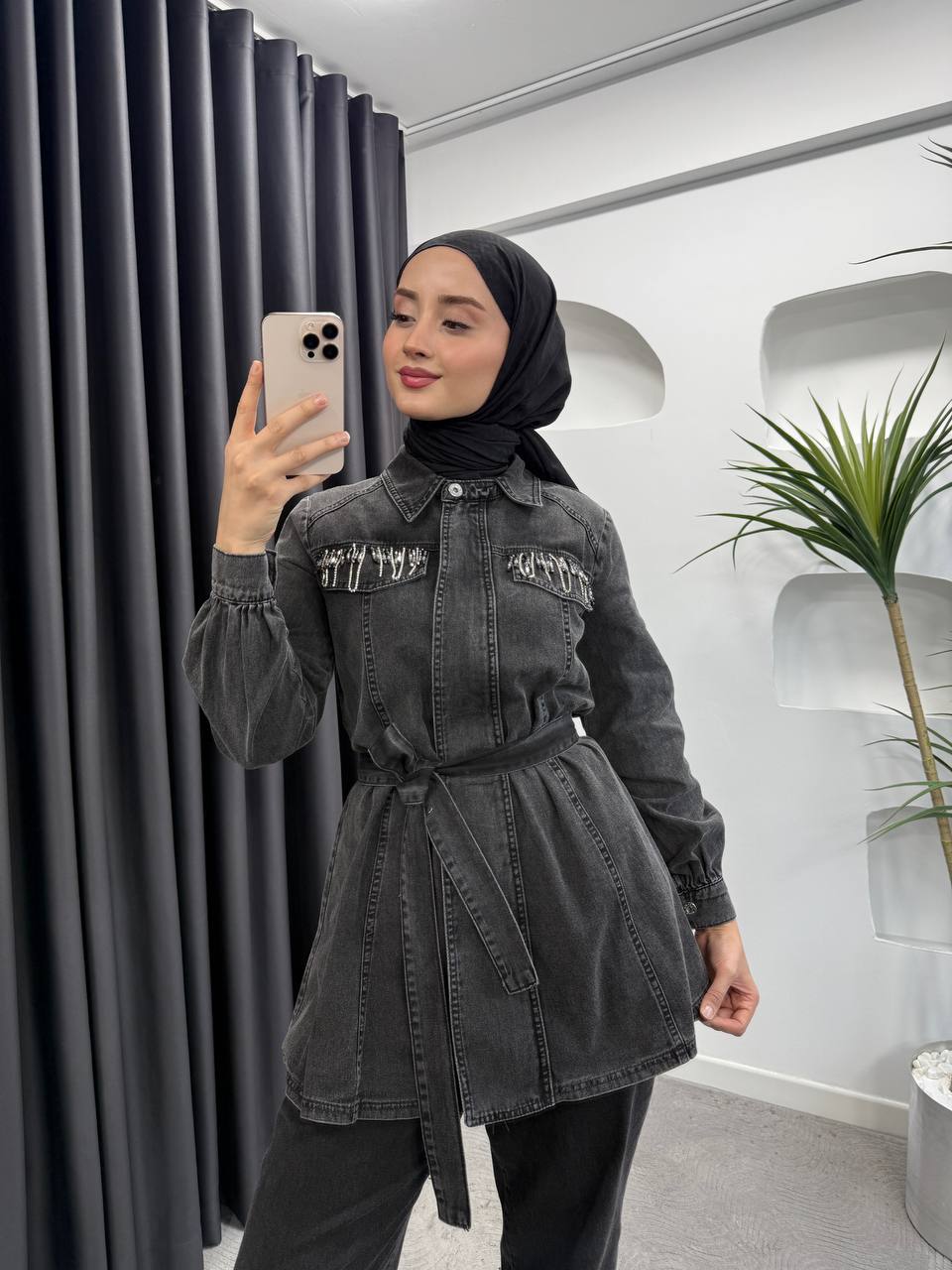 MARCHA İKİLİ KOT TAKIM-FÜME