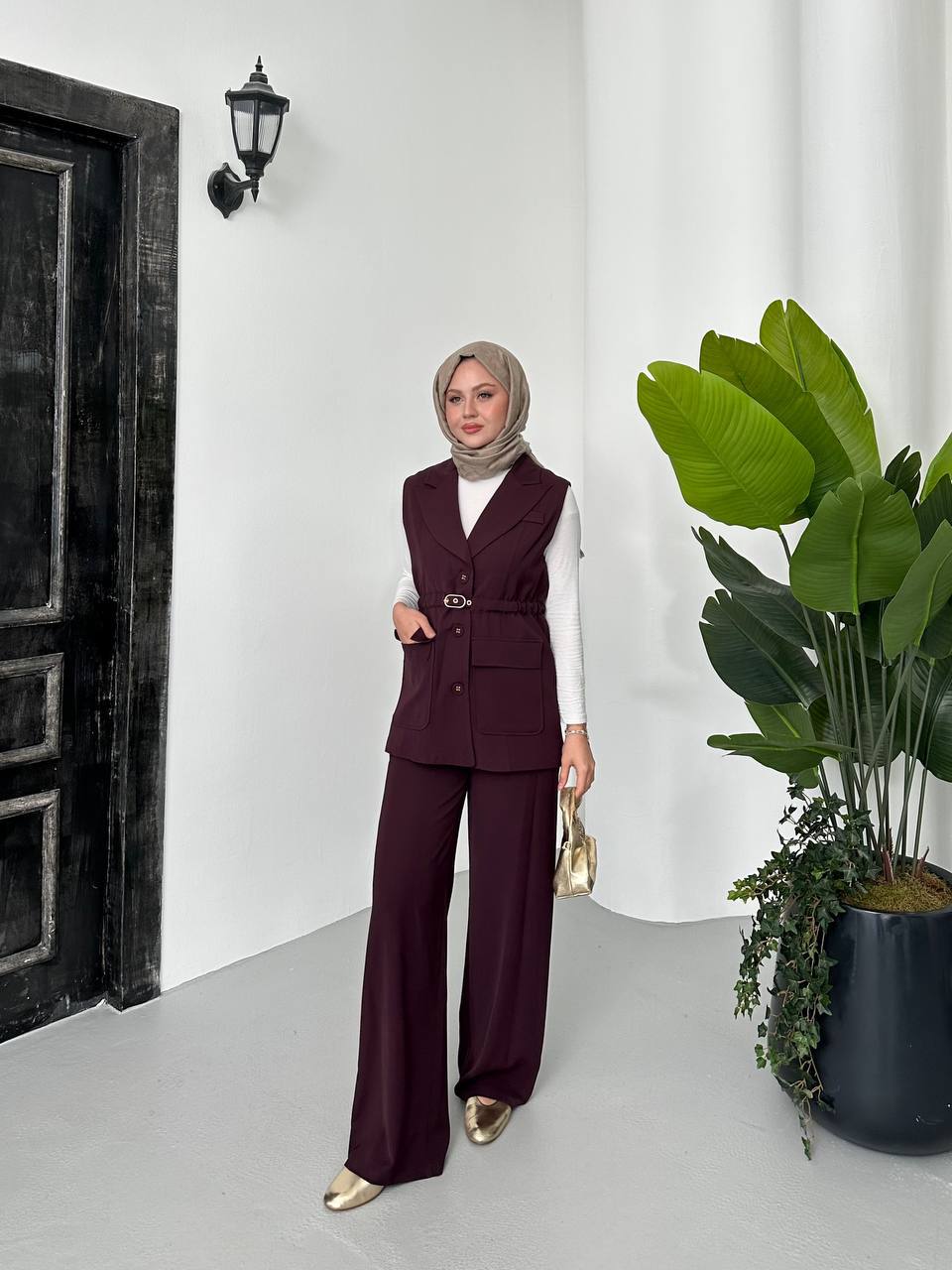 ESWET İKİLİ TAKIM- BORDO