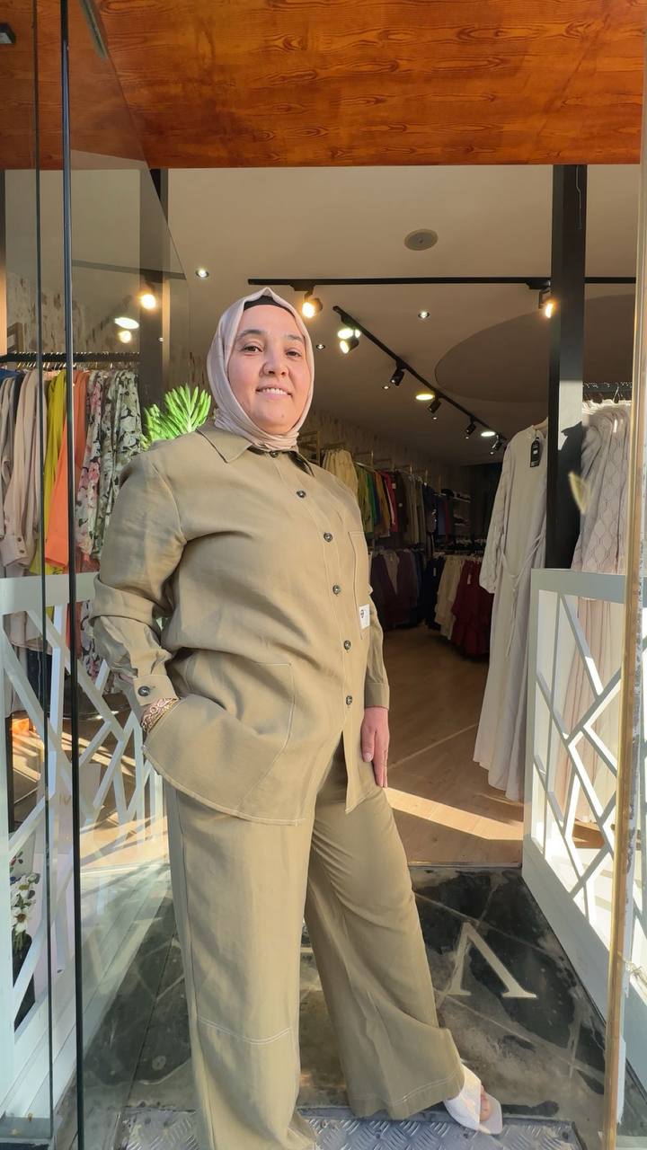 ARMİNE TRENT İKİLİ TAKIM-YAĞ YEŞİL