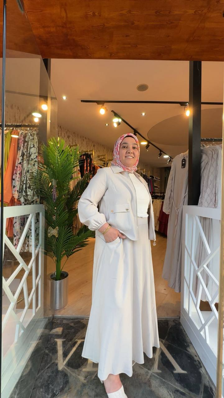 ARMİNE TRENT ETEKLİ TAKIM-TAŞ