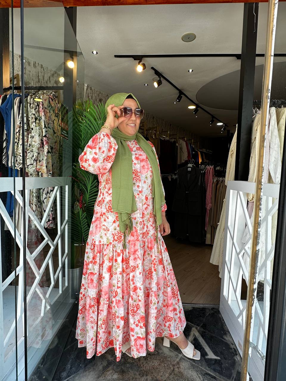 PAN DESENLİ ELBİSE