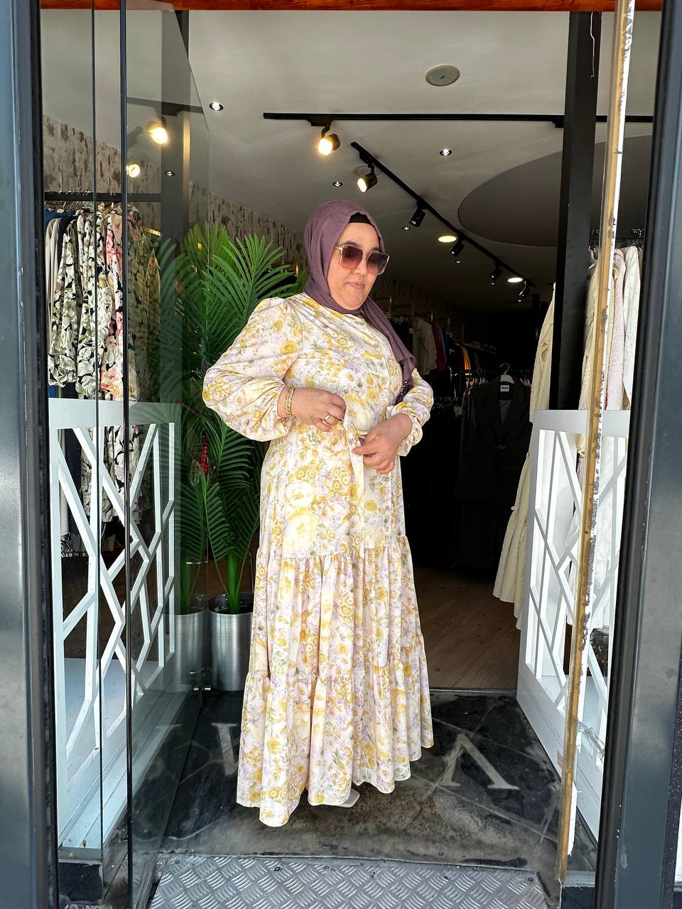 PAN DESENLİ ELBİSE