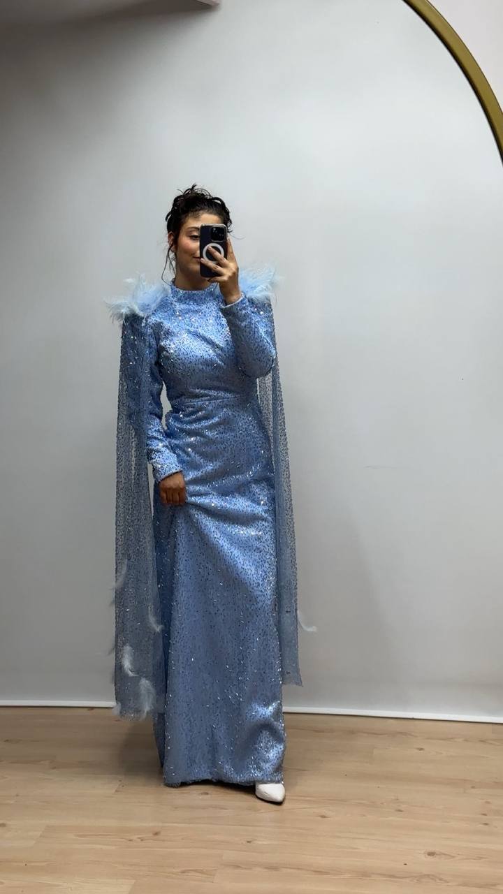 FERİHA ABİYE-MAVİ