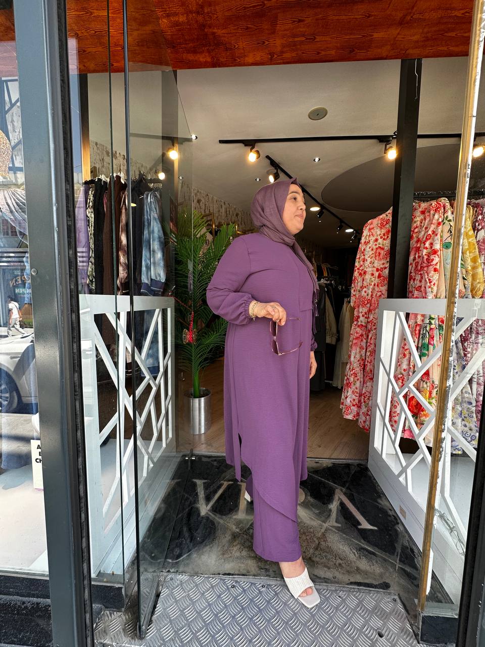 ZARAFET İKİLİ TAKIM- MOR