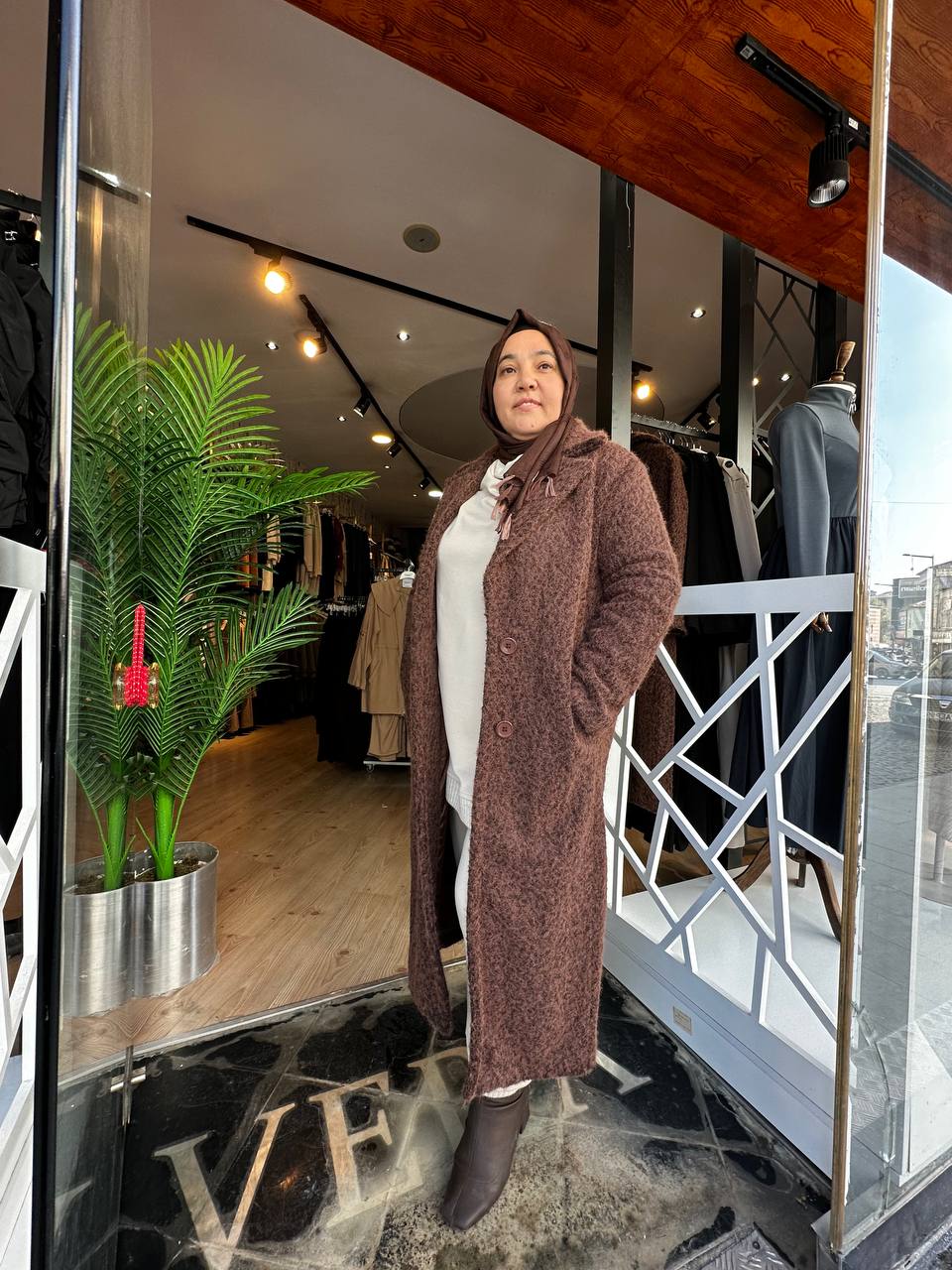 KUZU KABAN-KAHVERENGİ