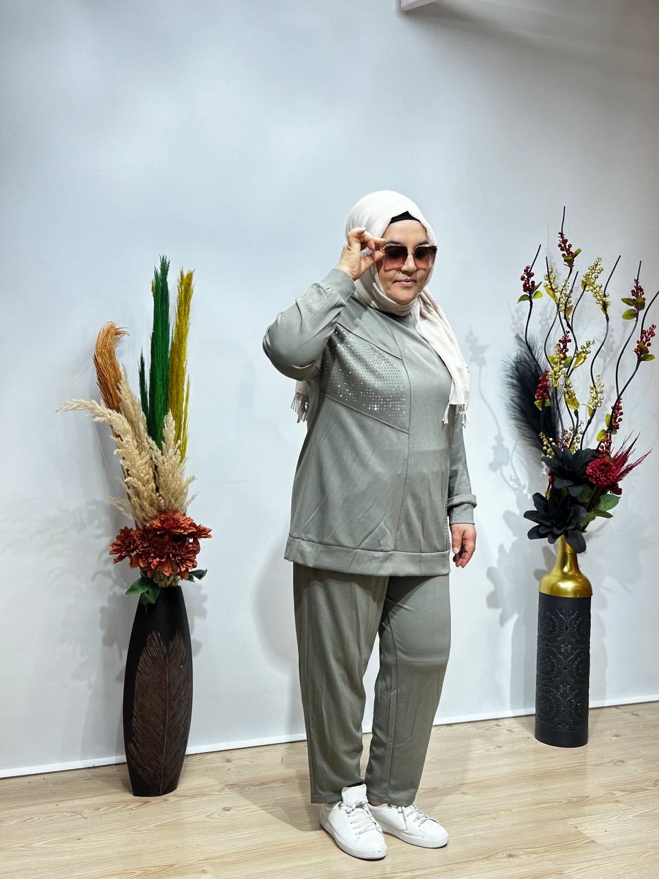 OYSHO TAŞLI İKİLİ TAKIM