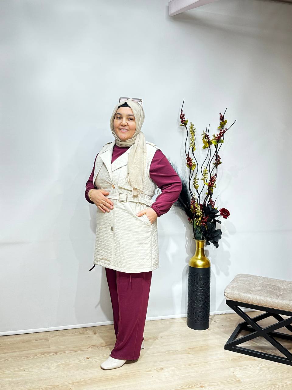 KAPİTONE YELEK- BEJ