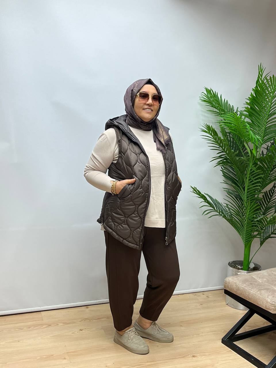 Şişme Yelek - kahve