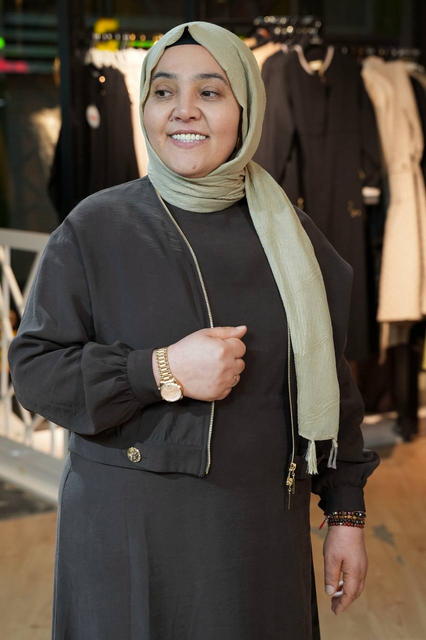 Ceketli Elbise - Siyah