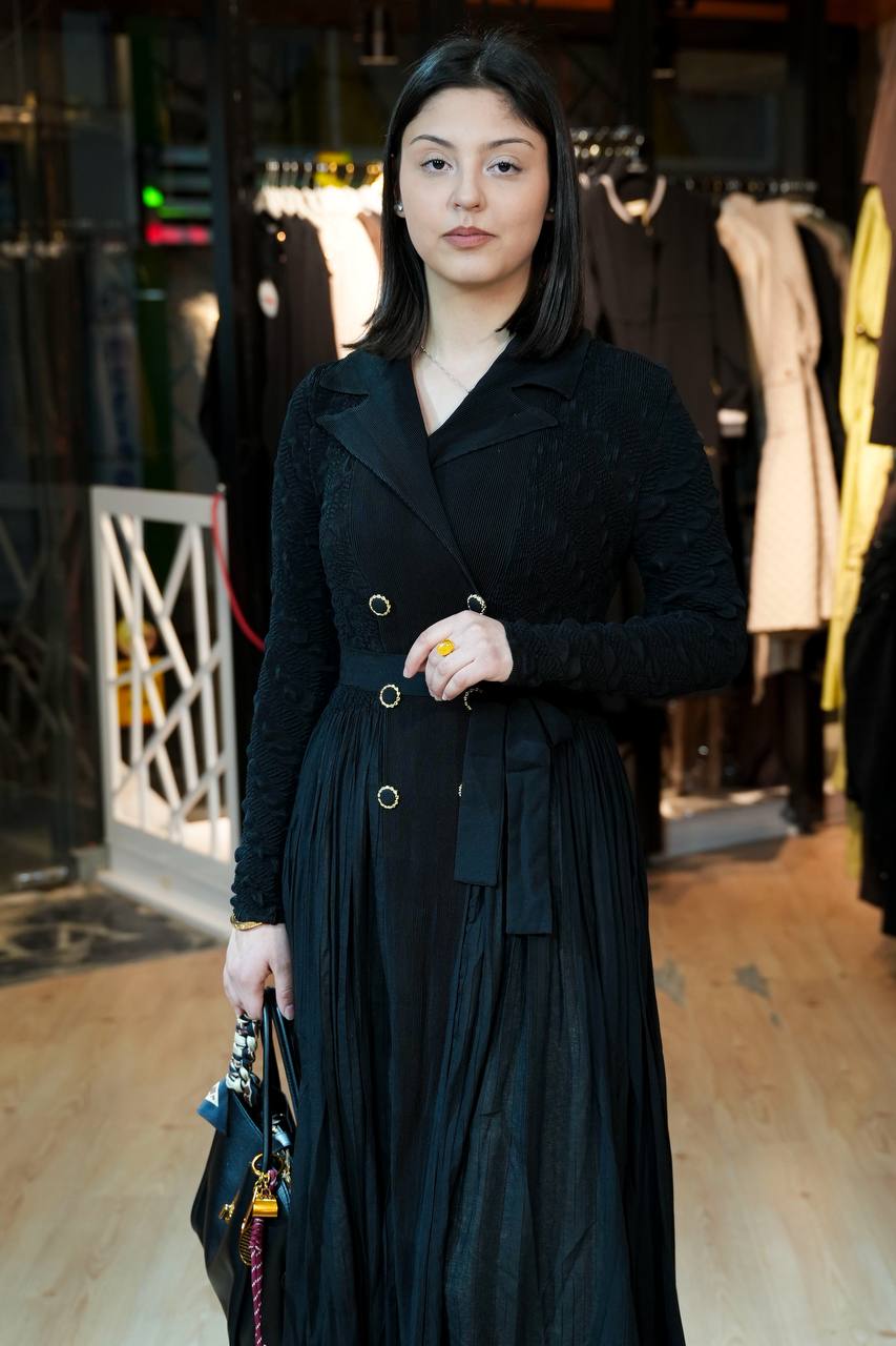 Siyah İthal Elbise - standart